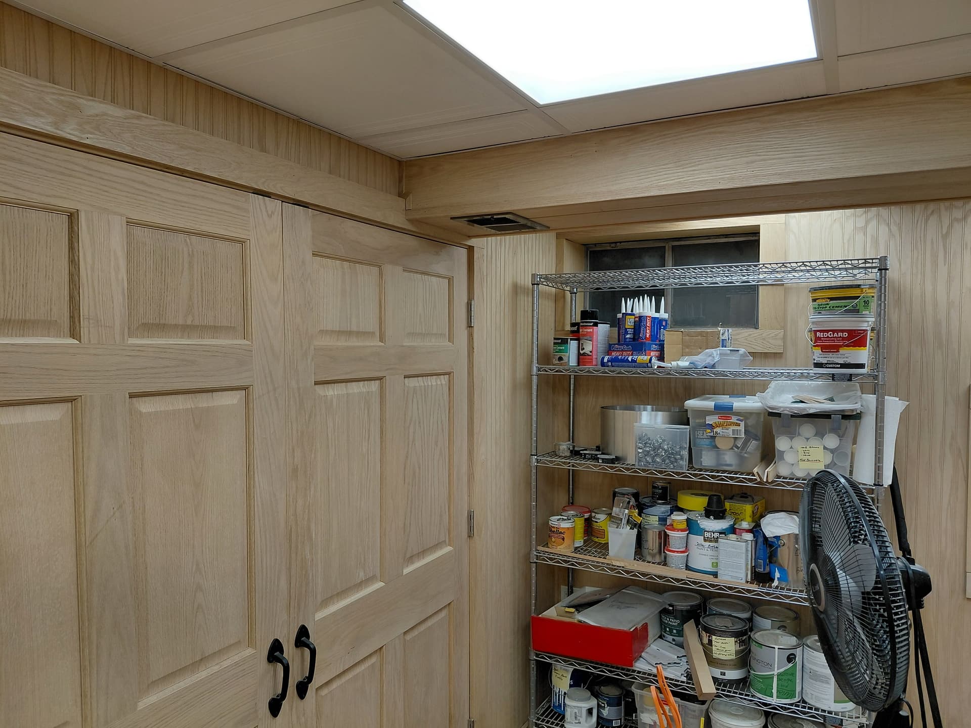 Gallery photos for Oak Room Creation with Hidden Safe Room: Image #2