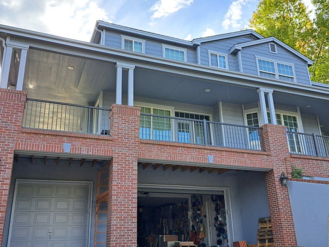 Gallery photos for Balcony Makeover with New Handrails and Tiles: Image #1