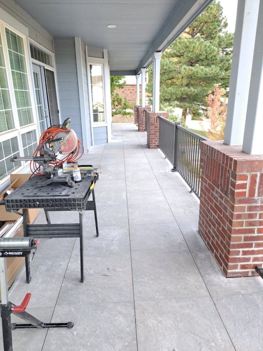 Gallery photos for Balcony Makeover with New Handrails and Tiles: Image #2