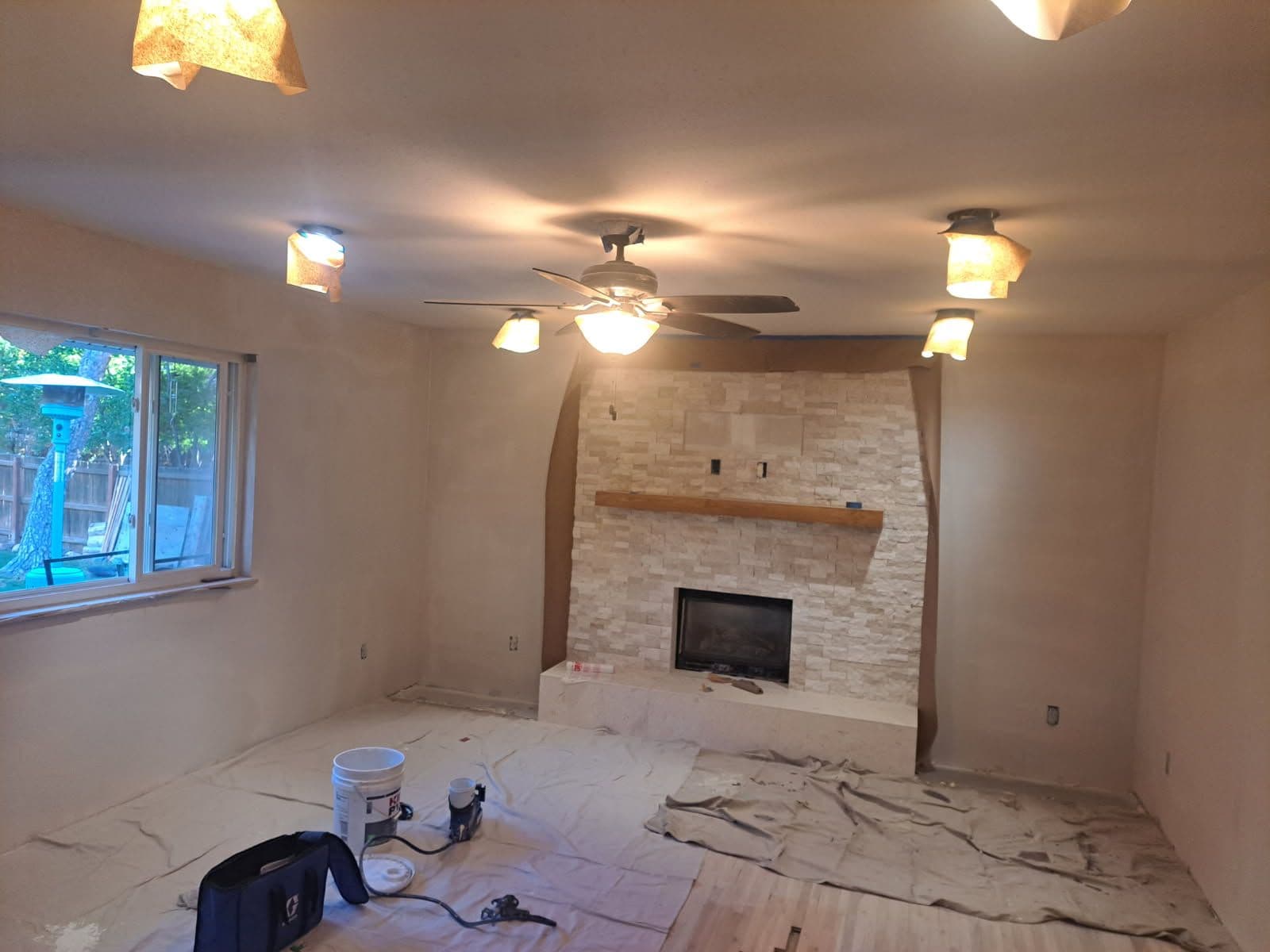 Gallery photos for Living Room Makeover with Fresh Paint and New Floors: Image #1