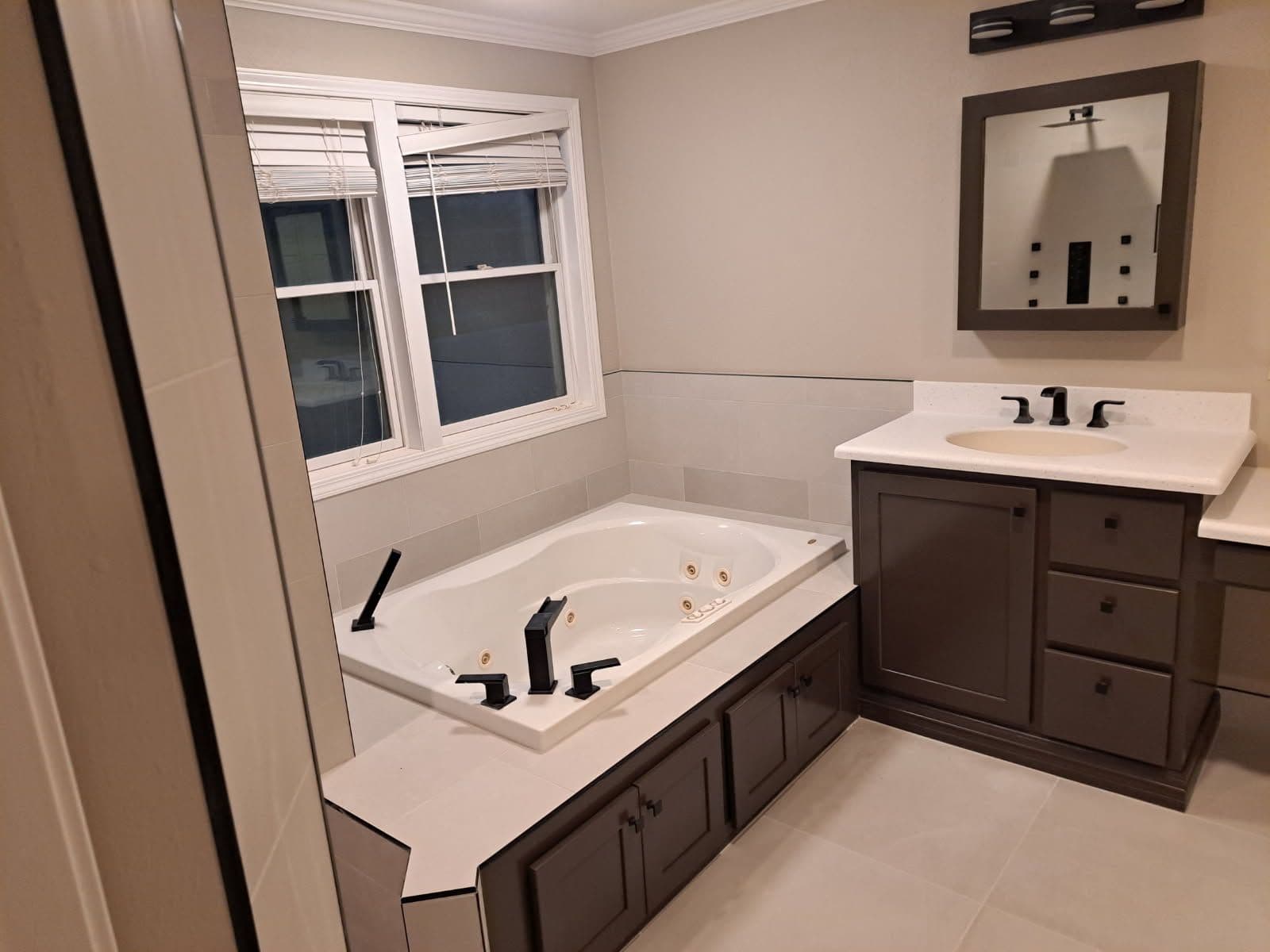 Gallery photos for Bathroom Upgrade with Elegant Features: Image #1