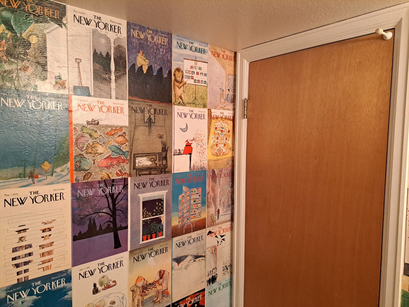 Gallery photos for Bathroom Makeover with Retro Magazine Art Decor: Image #2