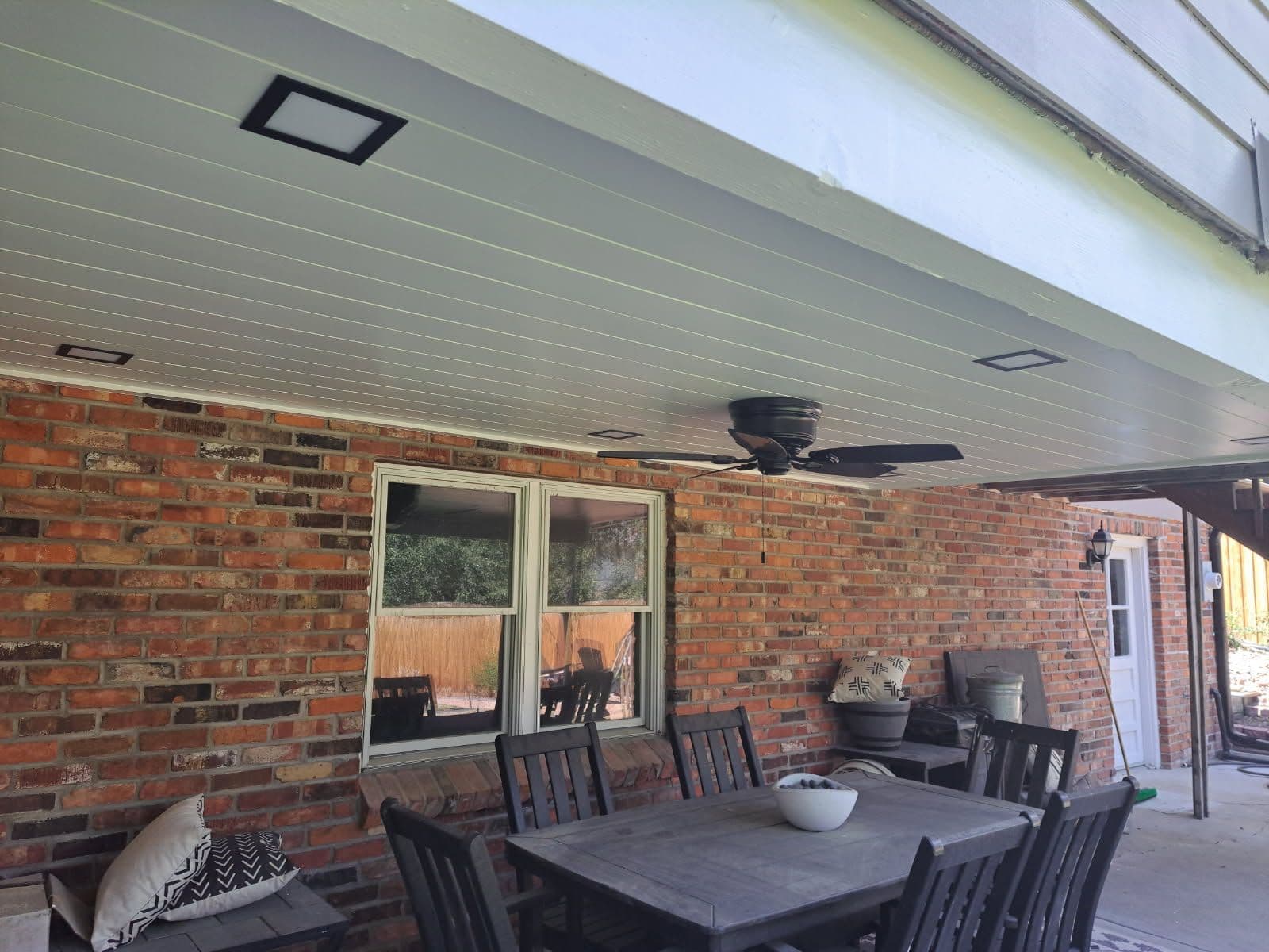 Patio Transformation with Modern Lighting and Design