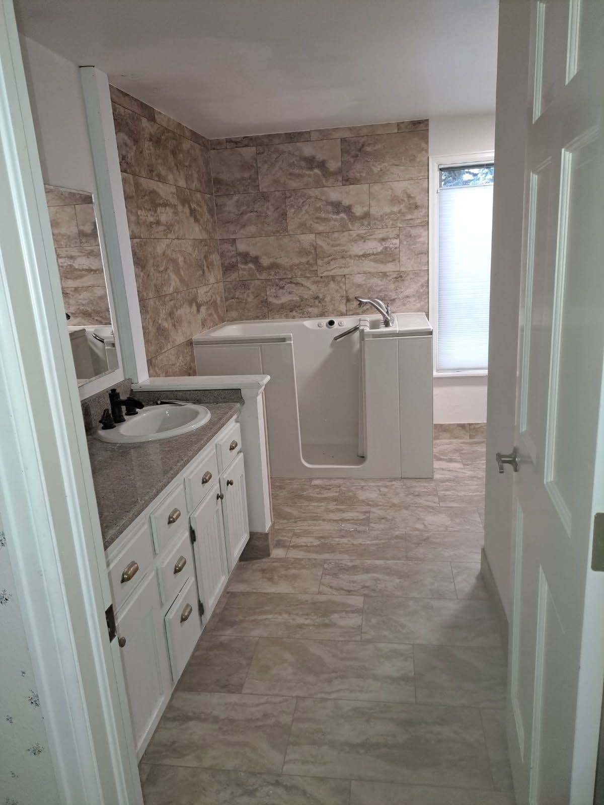 Modern Sanctuary Style Bathroom Remodel image