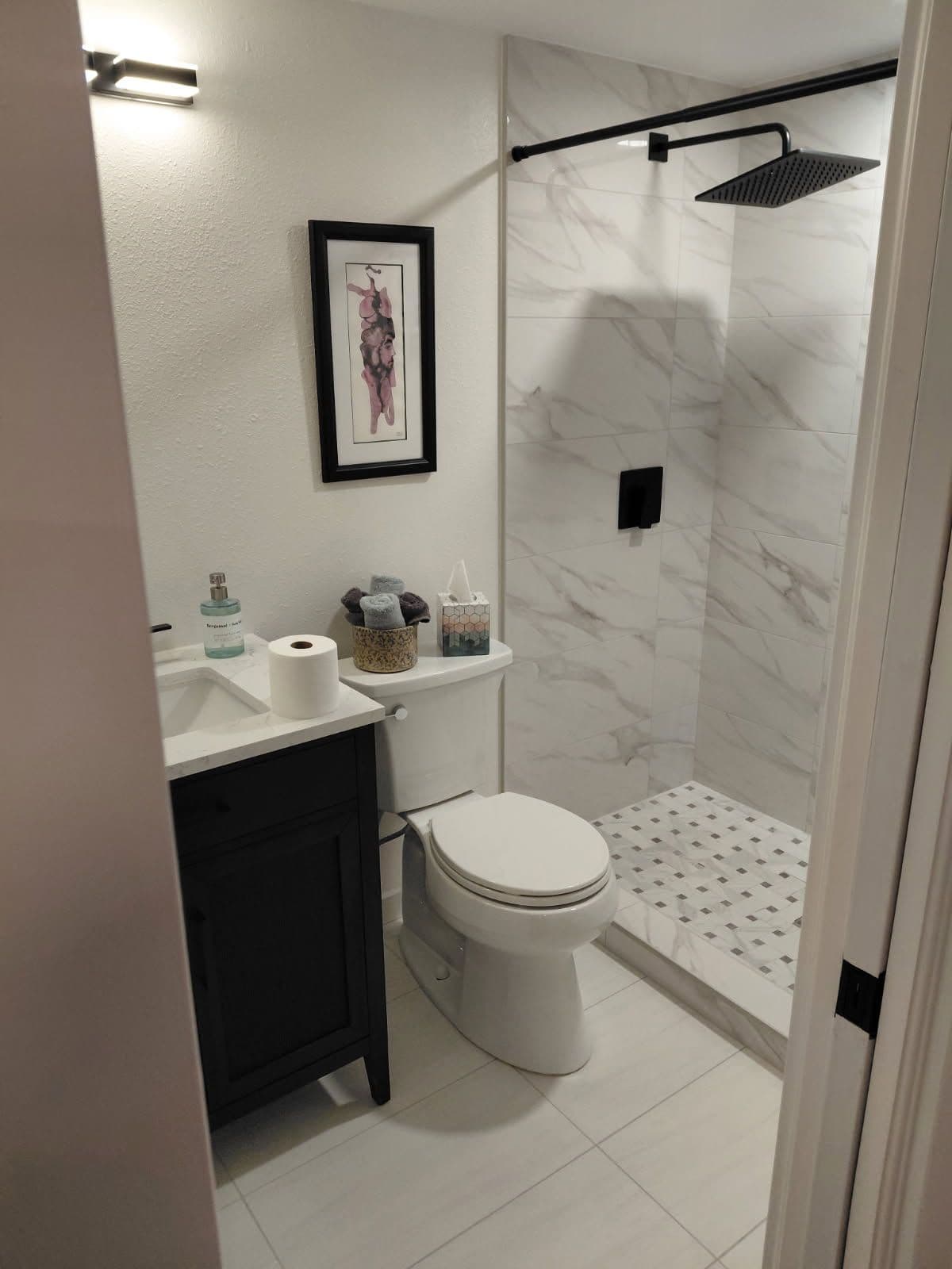Project Modern Bathroom Remodel Complete with Sleek Features image